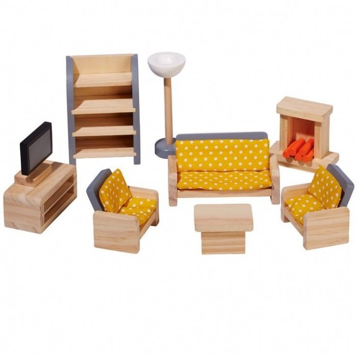 Set mobilier Sufragerie pentru casute de papusi Living Room